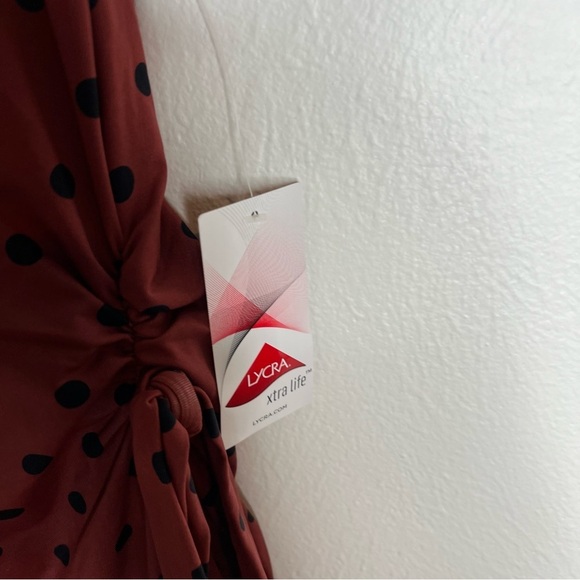 NWT Lands' End Chlorine-Resistant Sweetheart Swin Dress One Piece Swimsuit Sz 2 - Picture 5 of 10